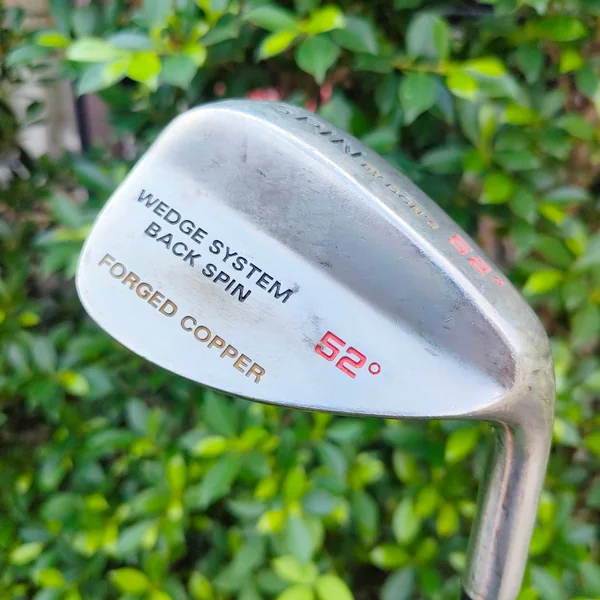 WEDGE SYSTEM BACK SPIN FORGED COPPER BY DON'S องศา 52 ก้าน FLEX R เนื้อเหล็ก FORGED หน้าทองแดง image 1 WEDGE SYSTEM BACK SPIN FORGED COPPER BY DON'S องศา 52 ก้าน FLEX R เนื้อเหล็ก FORGED หน้าทองแดง image 1