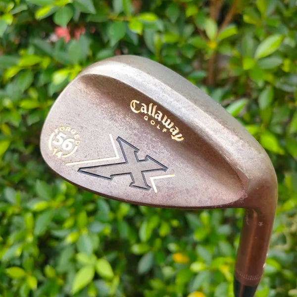 WEDGE CALLAWAY X องศา 56 BOUNCE 14 MD ก้าน DYNAMIC GOLD S300 เนื้อนุ่ม สนิม เหล็กแท้ไม่เคลือบ ได้ฟีลลิ่ง และสปินได้ดี image 1 WEDGE CALLAWAY X องศา 56 BOUNCE 14 MD ก้าน DYNAMIC GOLD S300 เนื้อนุ่ม สนิม เหล็กแท้ไม่เคลือบ ได้ฟีลลิ่ง และสปินได้ดี image 1