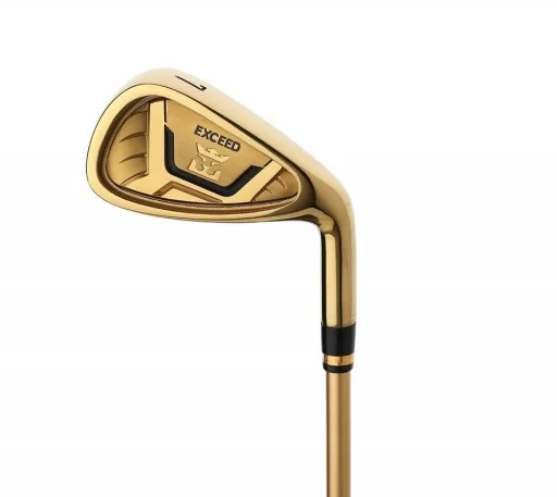 IRON SET EXCEED GR R,SR ไม้กอล์ฟ ชุดเหล็กพรีเมียม หน้าเด้ง EXCEED 2018 สีทอง image 3 IRON SET EXCEED GR R,SR ไม้กอล์ฟ ชุดเหล็กพรีเมียม หน้าเด้ง EXCEED 2018 สีทอง image 3
