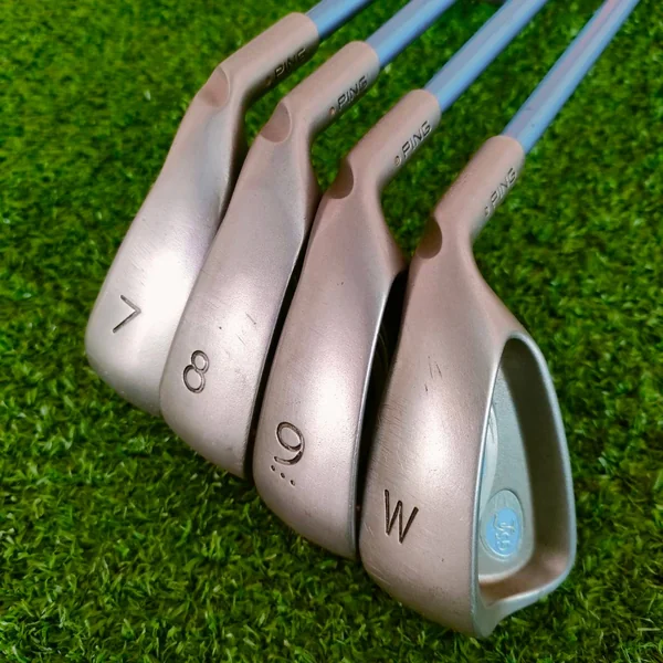 **ไม้กอล์ฟสำหรับผู้หญิง** ชุดเหล็กสั้น PING G5 มีเหล็ก 7 8 9 W ก้าน PING ULT 50 H FLEX L ไม้กอล์ฟมือสอง ของแท้ BY NakaraLuxurious image 4 **ไม้กอล์ฟสำหรับผู้หญิง** ชุดเหล็กสั้น PING G5 มีเหล็ก 7 8 9 W ก้าน PING ULT 50 H FLEX L ไม้กอล์ฟมือสอง ของแท้ BY NakaraLuxurious image 4