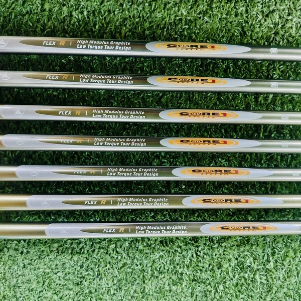 ชุดเหล็ก PROKENNEX CORE1 SYSTEM ก้าน HIGH MODULUS GRAPHITE FLEX R เป็นชุดเหล็กก้านกราไฟต์ ที่ตีง่ายๆแบบสบายๆ ไม้กอล์ฟพรีเมี่ยมมือสอง ของแท้ By NakaraLuxurious image 5 ชุดเหล็ก PROKENNEX CORE1 SYSTEM ก้าน HIGH MODULUS GRAPHITE FLEX R เป็นชุดเหล็กก้านกราไฟต์ ที่ตีง่ายๆแบบสบายๆ ไม้กอล์ฟพรีเมี่ยมมือสอง ของแท้ By NakaraLuxurious image 5