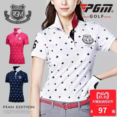 เสื้อนักกอล์ฟสุภาพสตรี PGM YF075 image 1 เสื้อนักกอล์ฟสุภาพสตรี PGM YF075 image 1