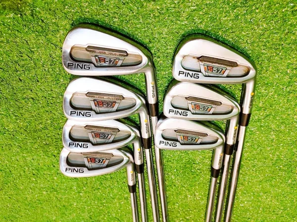 ชุดเหล็ก PING S57 USA จุดส้ม image 1 ชุดเหล็ก PING S57 USA จุดส้ม image 1