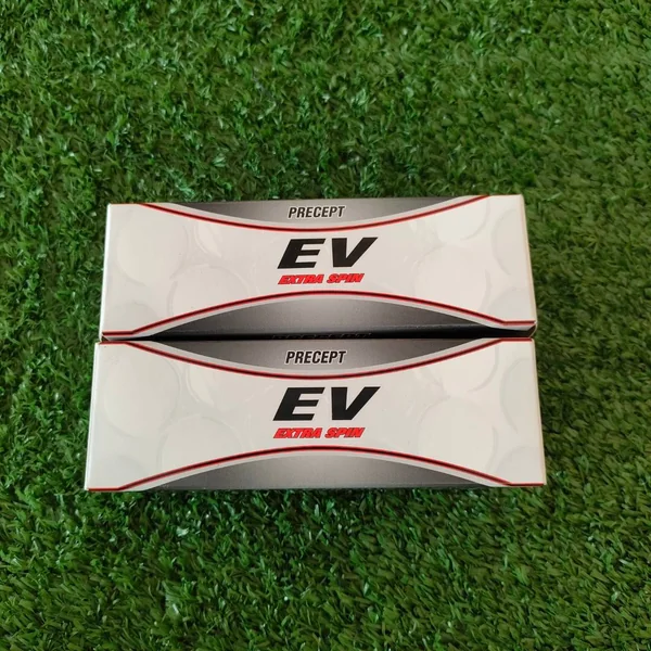 ลูกกอล์ฟ PRECEPT EV 1 กล่อง มี 3 ลูก รุ่น EXTRA SPIN เน้นสปินจัด ตกหยุดถอยแน่นอน และ ในหัวไม้มีประโยชน์มาก เพราะลด SIDE SPIN ได้ดีมาก image 1 ลูกกอล์ฟ PRECEPT EV 1 กล่อง มี 3 ลูก รุ่น EXTRA SPIN เน้นสปินจัด ตกหยุดถอยแน่นอน และ ในหัวไม้มีประโยชน์มาก เพราะลด SIDE SPIN ได้ดีมาก image 1