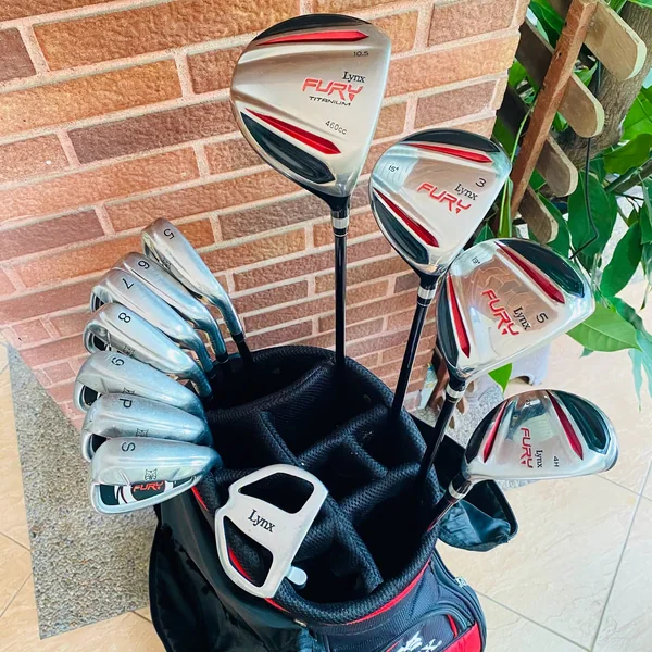 Full Set Lynx FURY ครบชุดพร้อมถุงกอล์ฟ (Driver / 3W / 5W / UT 4H / เหล็ก 5-6-7-8-9-P-S / Putter) image 2 Full Set Lynx FURY ครบชุดพร้อมถุงกอล์ฟ (Driver / 3W / 5W / UT 4H / เหล็ก 5-6-7-8-9-P-S / Putter) image 2