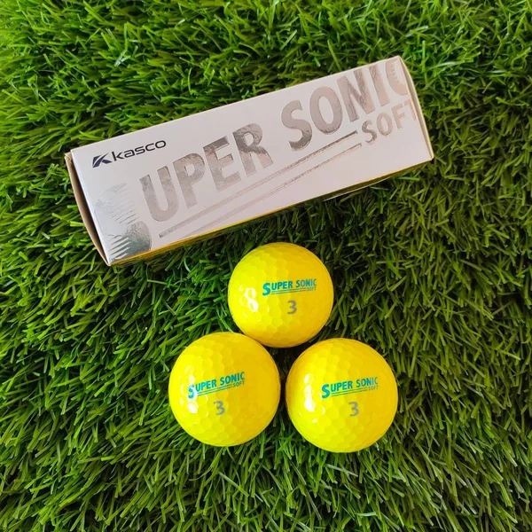 ลูกกอล์ฟ KASCO SUPER SONIC SOFT 1 หลอด มี 3 ลูก ลูกใหม่มือหนึ่ง image 2 ลูกกอล์ฟ KASCO SUPER SONIC SOFT 1 หลอด มี 3 ลูก ลูกใหม่มือหนึ่ง image 2