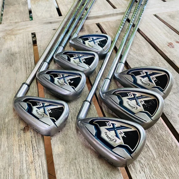 IRON SET Callaway X-20 ตีแน่นเต็มอิมแพกต์ ชดเชยความผิดพลาดสูงสุดเพื่อเกมกอล์ฟที่มั่นคง! image 1 IRON SET Callaway X-20 ตีแน่นเต็มอิมแพกต์ ชดเชยความผิดพลาดสูงสุดเพื่อเกมกอล์ฟที่มั่นคง! image 1