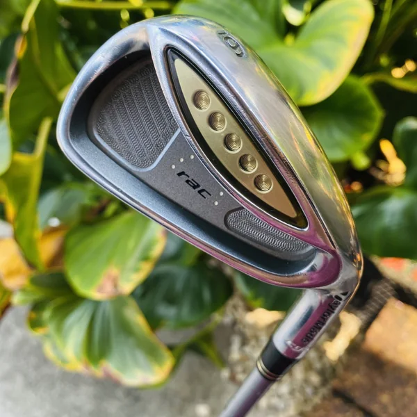 เหล็ก 6 TaylorMade RAC CGB ก้าน TaylorMade M.A.S.2 Plus Flex R "ง่าย" และ "ไกล" ในเหล็กชิ้นเดียว image 1 เหล็ก 6 TaylorMade RAC CGB ก้าน TaylorMade M.A.S.2 Plus Flex R "ง่าย" และ "ไกล" ในเหล็กชิ้นเดียว image 1