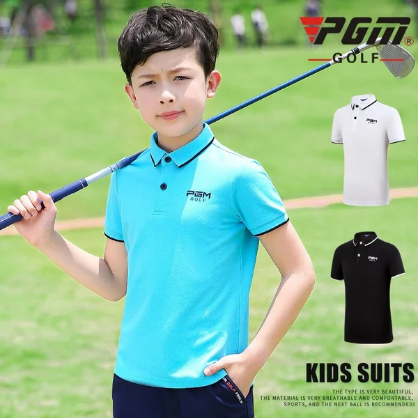 เสื้อกอล์ฟแฟชั่นสำหรับเด็ก PGM YF199 image 1 เสื้อกอล์ฟแฟชั่นสำหรับเด็ก PGM YF199 image 1