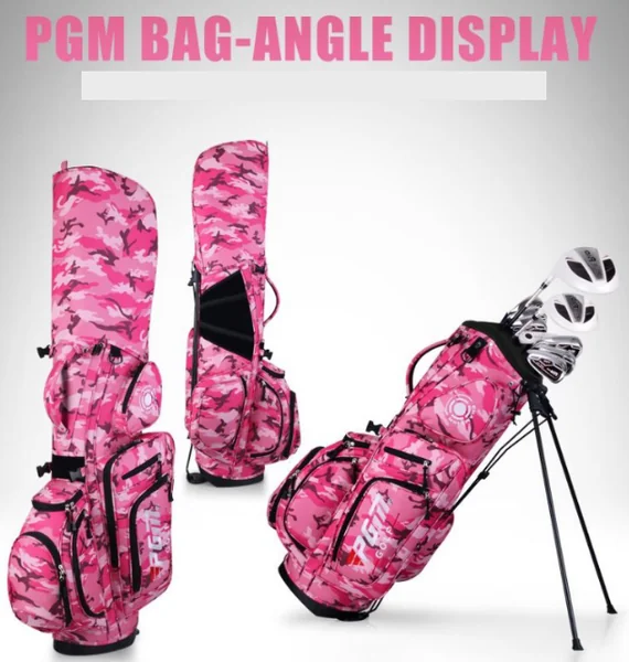 ถุงกอล์ฟขาตั้ง PGM QB031-2 ลายพรางสีชมพู image 1 ถุงกอล์ฟขาตั้ง PGM QB031-2 ลายพรางสีชมพู image 1