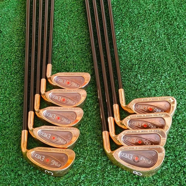  ชุดเหล็ก PING EYE2 PLUS จุดส้ม มีเหล็ก 3 - 9 เเละ PW SW ได้ 9 ชิ้น ก้าน ALDILA LOW TORQUE FLEX R ก้านกราไฟต์พรีเมี่ยม ไม้กอล์ฟมือสอง ของแท้ BY NakaraLuxurious   image 2