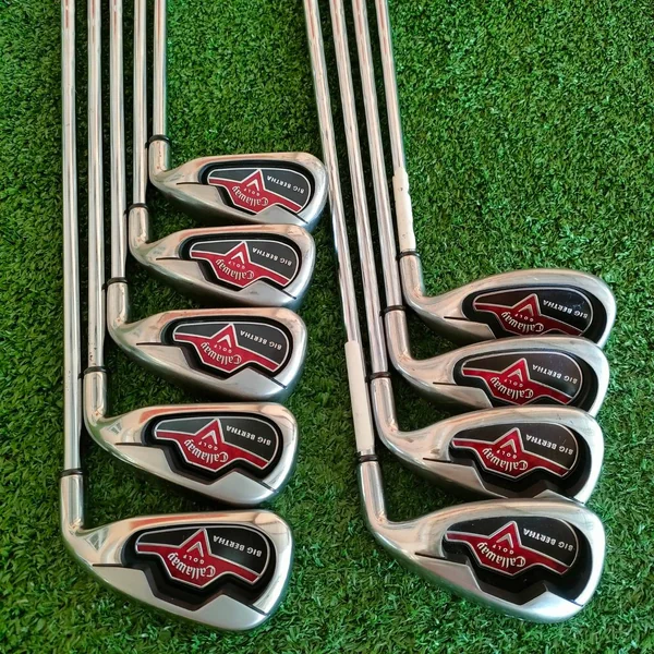 ชุดเหล็ก CALLAWAY BIG BERTHA มีเหล็ก 3-9 เเละ PW SW ก้าน PRECITION FLEX R กริฟ GOLFPRIDE , ไม้กอล์ฟมือสอง ของแท้ BY NakaraLuxurious image 2 ชุดเหล็ก CALLAWAY BIG BERTHA มีเหล็ก 3-9 เเละ PW SW ก้าน PRECITION FLEX R กริฟ GOLFPRIDE , ไม้กอล์ฟมือสอง ของแท้ BY NakaraLuxurious image 2
