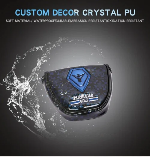 COVER PUTTER MT035 PLAYEAGLE CRYSTAL PATTERN PUTTER COVER image 1 COVER PUTTER MT035 PLAYEAGLE CRYSTAL PATTERN PUTTER COVER image 1