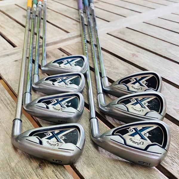 IRON SET Callaway X-20 ตีแน่นเต็มอิมแพกต์ ชดเชยความผิดพลาดสูงสุดเพื่อเกมกอล์ฟที่มั่นคง! image 2 IRON SET Callaway X-20 ตีแน่นเต็มอิมแพกต์ ชดเชยความผิดพลาดสูงสุดเพื่อเกมกอล์ฟที่มั่นคง! image 2