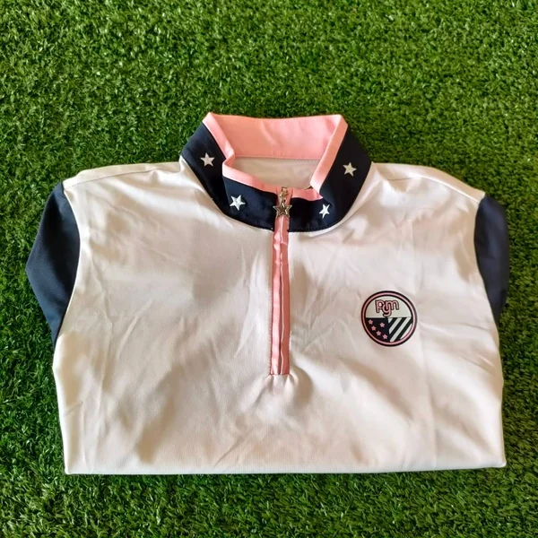  เสื้อนักกอล์ฟเด็กผู้หญิง PGM-YF194 ไชส์ 2XL อกขนาด 32 นิ้ว สำหรับนักกีฬากอล์ฟโดยเฉพาะไม่ติดขัดวงสวิงอย่างแน่นอน!! มือสอง ของแท้ BY NakaraLuxurious   image 2