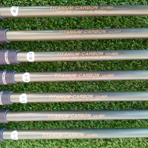 ชุดเหล็ก HONMA LB280 มีเหล็ก 6 -11 และ SW ก้าน TITANIUM CARBON LB-280 R-1 ใส่กริพ GOLF PRIDE มาอย่างดี อย่างแพง ไม้กอล์ฟมือสอง ของแท้ BY NakaraLuxurious   image 5