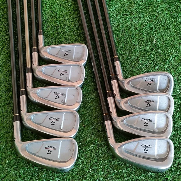 ชุดเหล็ก TAYLORMADE 360 มีเหล็ก 3-9 เเละ PW SW ก้าน TAYLORMADE FT6+ FLEX R R360 เป็นใบใหญ่สุดในซีรี่นี้ เน้นตีง่าย ตีสบายที่สุด CAVITY ลึก และวัสดุพรีเมี่ยม ไม้กอล์ฟมือสอง ของแท้ BY NakaraLuxurious image 2 ชุดเหล็ก TAYLORMADE 360 มีเหล็ก 3-9 เเละ PW SW ก้าน TAYLORMADE FT6+ FLEX R R360 เป็นใบใหญ่สุดในซีรี่นี้ เน้นตีง่าย ตีสบายที่สุด CAVITY ลึก และวัสดุพรีเมี่ยม ไม้กอล์ฟมือสอง ของแท้ BY NakaraLuxurious image 2