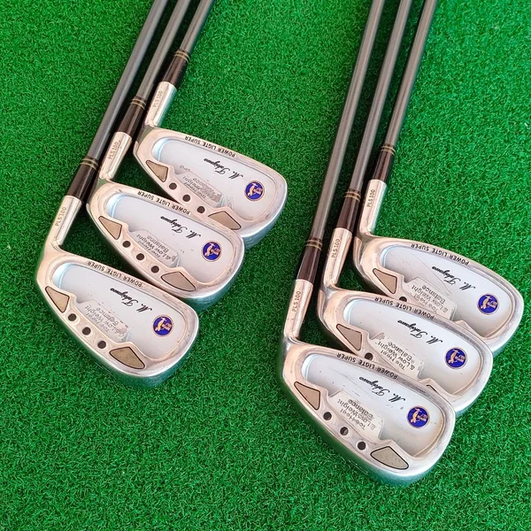 ชุดเหล็ก NIPPON GOLF POWER LIGTE SUPER มีเหล็ก 5-9 PW ก้าน TOUR KICK FLEX R ถ่วงทังสเตนสองด้าน ตีตรงมากๆ เน้นตีง่าย และตีนุ่ม MADE IN JAPAN . image 1 ชุดเหล็ก NIPPON GOLF POWER LIGTE SUPER มีเหล็ก 5-9 PW ก้าน TOUR KICK FLEX R ถ่วงทังสเตนสองด้าน ตีตรงมากๆ เน้นตีง่าย และตีนุ่ม MADE IN JAPAN . image 1