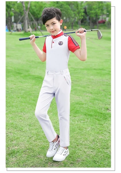เสื้อกอล์ฟแฟชั่นสำหรับเด็ก PGM YF197 image 7 เสื้อกอล์ฟแฟชั่นสำหรับเด็ก PGM YF197 image 7