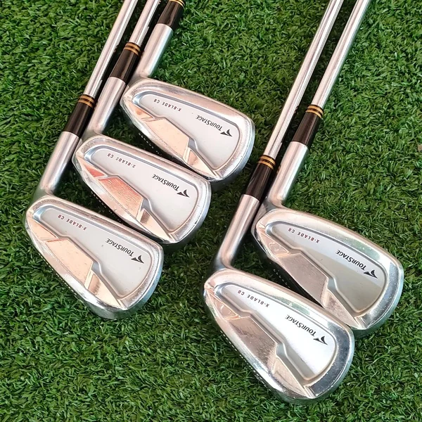 ชุดเหล็ก TOURSTAGE X-BLADE CB มีเหล็ก 6 - 9 เเละ PW ก้าน N.SPRO 950 GH FLEX S ก้านเหล็กพรีเมี่ยม น้ำหนักเบา ไม้กอล์ฟมือสอง ของแท้ BY NakaraLuxurious image 1 ชุดเหล็ก TOURSTAGE X-BLADE CB มีเหล็ก 6 - 9 เเละ PW ก้าน N.SPRO 950 GH FLEX S ก้านเหล็กพรีเมี่ยม น้ำหนักเบา ไม้กอล์ฟมือสอง ของแท้ BY NakaraLuxurious image 1