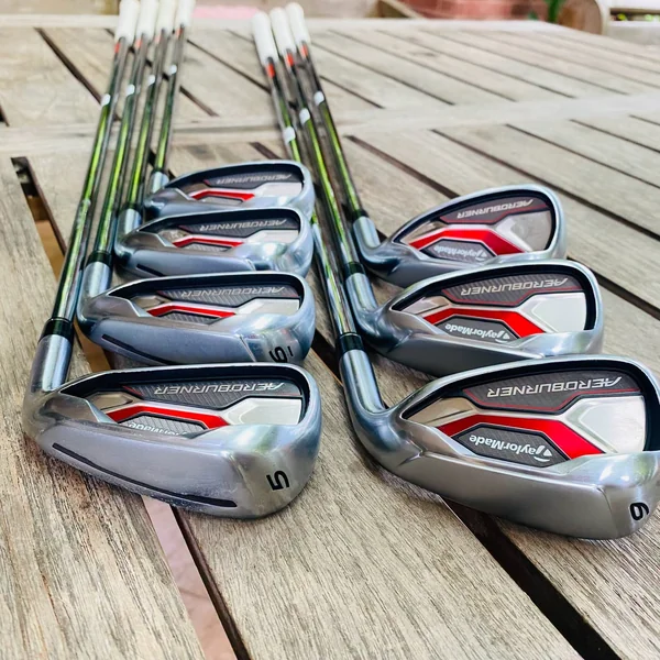 IRON SET TaylorMade AeroBurner หน้าใบเด้งสปีดพ็อกเก็ต ตีไกลได้ระยะ ชดเชยความผิดพลาดสูง image 2 IRON SET TaylorMade AeroBurner หน้าใบเด้งสปีดพ็อกเก็ต ตีไกลได้ระยะ ชดเชยความผิดพลาดสูง image 2