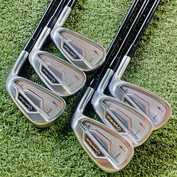  ชุดเหล็ก Taylormade RSi2 Forged สภาพสวยมาก เดิมๆทุกชิ้นเลยค่ะ มีเหล็ก 6 ชิ้น 5-6-7-8-9-PW ก้านกราไฟต์ TM7-215 FLEX R เป็นชุดเหล็กที่ชดเชยความผิดพลาดสูงสุด จากเทคโนโลยีที่ล้ำสมัยของ Taylormade ไม้กอล์ฟพรีเมี่ยมมือสอง ของแท้ By NakaraLuxurious   image 1