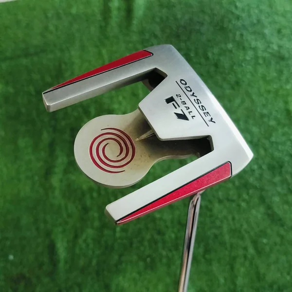  Odyssey White Hot XG 2-Ball F7 ความยาว 32 นิ้ว หน้าสัมผัสรุ่น XG จะมีลายเข้ามาเพิ่ม ทำให้ทั้งนุ่มมาก ไม้กอล์ฟพรีเมี่ยมมือสอง ของแท้ By NakaraLuxurious   image 1