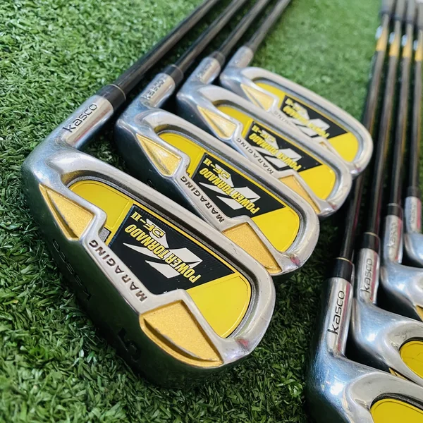 ชุดเหล็ก KASCO POWERTORNADO DF-II (IRON SET 5, 6, 7, 8, 9, P, A, S) ก้านกราไฟต์เดิมๆ FLEX R💛🔥 image 4 ชุดเหล็ก KASCO POWERTORNADO DF-II (IRON SET 5, 6, 7, 8, 9, P, A, S) ก้านกราไฟต์เดิมๆ FLEX R💛🔥 image 4