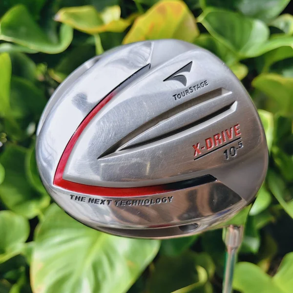 Driver TOURSTAGE X-DRIVE หน้าไม้ Titanium บางพิเศษ → รีดสปีดลูกกอล์ฟเต็มพลัง image 1 Driver TOURSTAGE X-DRIVE หน้าไม้ Titanium บางพิเศษ → รีดสปีดลูกกอล์ฟเต็มพลัง image 1