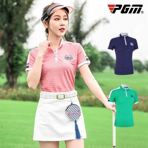 เสื้อนักกอล์ฟหญิง PGM-YF186 image 1 เสื้อนักกอล์ฟหญิง PGM-YF186 image 1