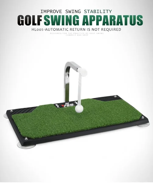  360 degree drive practice mat พรมซ้อมไดร์ฟ 360 องศา PGM HL005 ผลิตจากวัสดุที่แข็งแรงทนทาน ขนาด 33.8 x 63 cm. ( สีดำ )   image 3