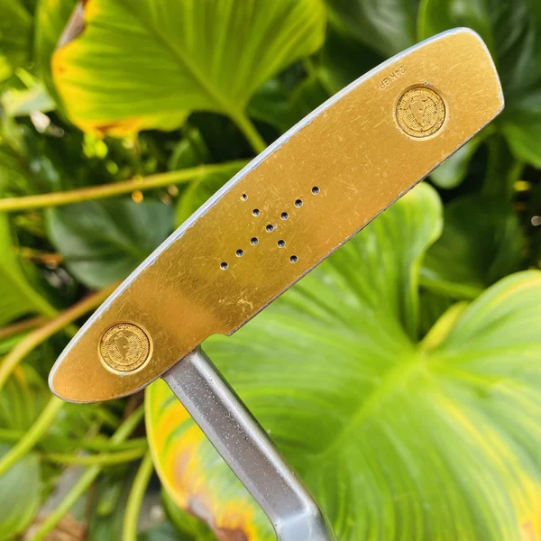 PUTTER HIRO HONMA FE-8032 หน้าทองคำ 24K BP 🏆 ก้านระดับ 4 ดาว (⭐️⭐️⭐️⭐️) image 1 PUTTER HIRO HONMA FE-8032 หน้าทองคำ 24K BP 🏆 ก้านระดับ 4 ดาว (⭐️⭐️⭐️⭐️) image 1