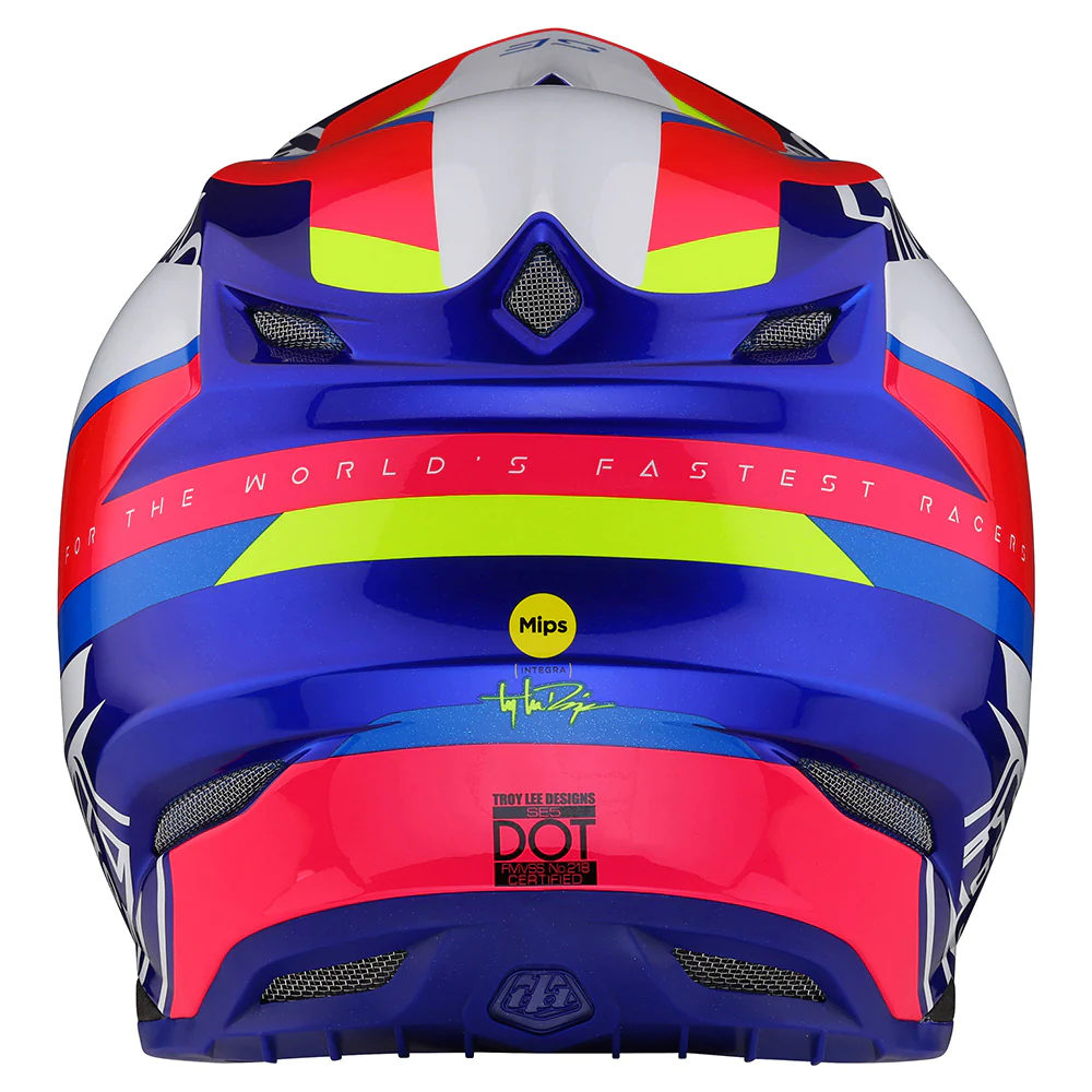หมวกกันน็อค Troy Lee Designs SE5 Lowrider Helmet - W/MIPS Omega Blue