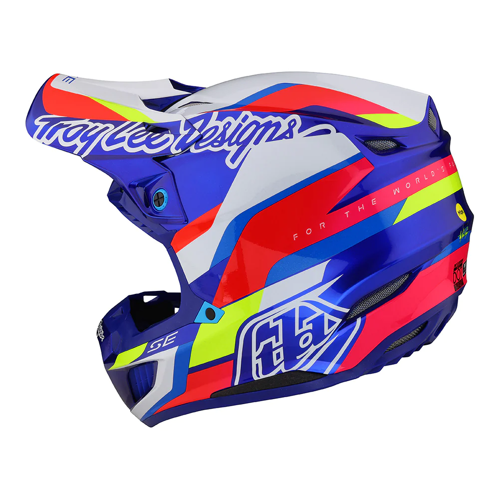 หมวกกันน็อค Troy Lee Designs SE5 Lowrider Helmet - W/MIPS Omega Blue